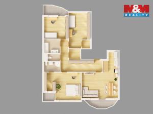 Prodej bytu 4+kk, Praha, Ocelkova, 113 m2