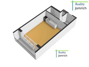 Pronájem bytu 1+kk, Liberec, Na Perštýně, 42 m2