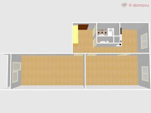 Prodej bytu 2+1, Hradec Králové, Jana Masaryka, 55 m2