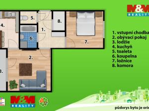 Prodej bytu 2+1, Choceň, Podhomolí, 64 m2