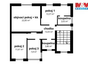 Prodej bytu 4+kk, Praha - Ruzyně, Duchcovská, 77 m2