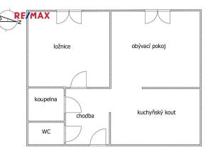 Pronájem bytu 2+kk, Kladno, Holandská, 40 m2
