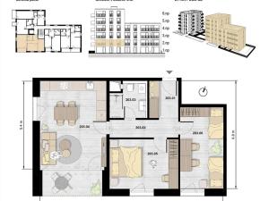 Pronájem bytu 3+kk, Otrokovice, 71 m2