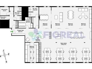 Pronájem kanceláře, Praha - Vinohrady, Korunní, 280 m2