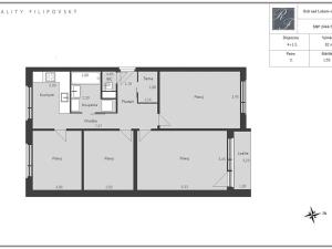 Pronájem bytu 4+1, Ústí nad Labem, SNP, 82 m2