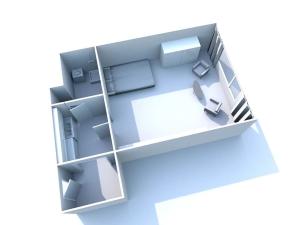 Pronájem bytu 1+kk, Praha - Liboc, Navigátorů, 20 m2