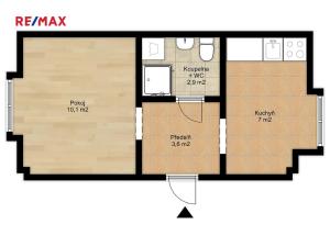 Prodej bytu 1+1, Jeseník, Kostelní, 24 m2