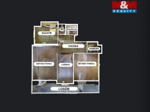 Prodej bytu 3+1, Ostrava - Poruba, Karola Šmidkeho, 63 m2