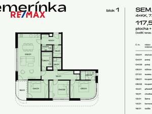 Prodej bytu 4+kk, Praha - Radlice, U Komína, 118 m2