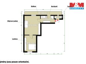 Pronájem bytu 2+1, Praha - Ruzyně, Kralupská, 40 m2
