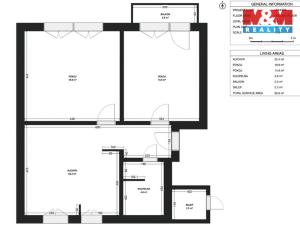 Prodej bytu 3+kk, Unhošť, Karla Čapka, 62 m2