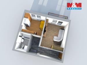 Pronájem bytu 1+1, Ralsko - Kuřívody, 33 m2