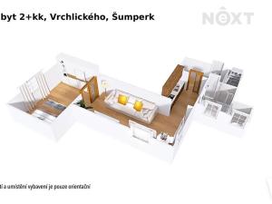 Prodej bytu 2+kk, Šumperk, Vrchlického, 50 m2