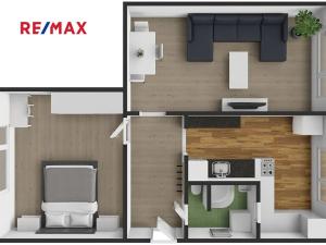 Prodej bytu 2+1, Plzeň, Komenského, 60 m2