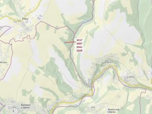 Dražba lesa, Benešov u Semil, 1649 m2