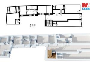 Prodej činžovního domu, Šumperk, nám. Míru, 1160 m2