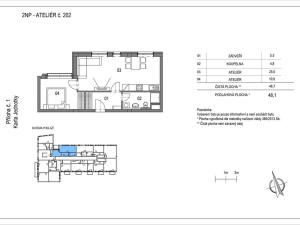 Prodej bytu 2+kk, Brno, Na pískové cestě, 47 m2