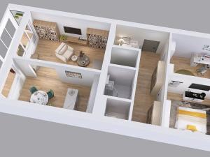 Prodej bytu 3+1, Praha - Kobylisy, Mirovická, 74 m2