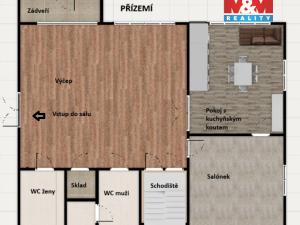 Prodej obchodního prostoru, Žlebské Chvalovice, 280 m2