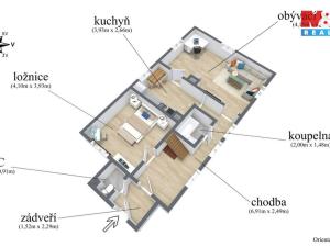 Prodej rodinného domu, Chomutov, Pražská, 69 m2