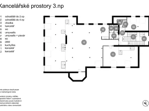 Prodej kanceláře, Kladno, Huťská, 1408 m2