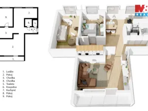 Prodej bytu 3+1, Praha - Záběhlice, Svojšovická, 80 m2