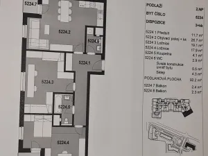 Prodej bytu 3+kk, Praha - Letňany, Miroslava Hajna, 92 m2