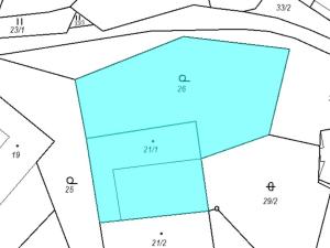 Dražba pozemku pro bydlení, Horní Poříčí, 1601 m2