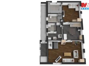 Pronájem bytu 3+1, Kladno - Kročehlavy, Vinšova, 88 m2