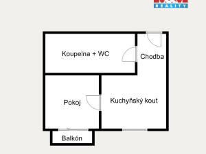 Pronájem bytu 1+1, Pelhřimov, Rubešova, 37 m2