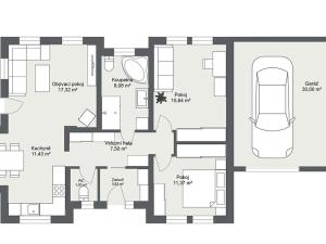 Prodej rodinného domu, Králův Dvůr, 110 m2