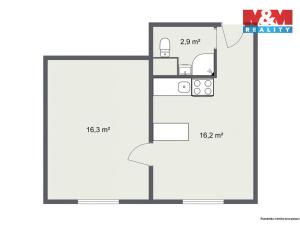Prodej bytu 1+1, Chodov, Luční, 36 m2