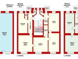 Prodej podílu rodinného domu, Praha - Hloubětín, Poděbradská, 645 m2