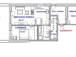 Pronájem bytu 2+kk, Luhačovice, Masarykova, 76 m2