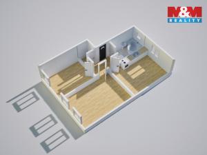 Prodej bytu 2+1, Ústí nad Labem - Ústí nad Labem-centrum, Ve Smyčce, 73 m2