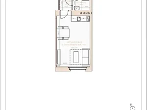 Pronájem bytu 1+kk, Praha - Vinohrady, 27 m2