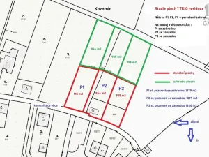 Prodej pozemku, Kozomín, 1880 m2