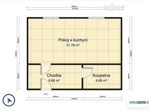 Prodej bytu 1+kk, Šumperk, Polská, 37 m2