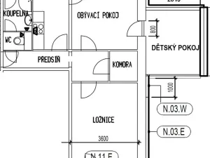 Prodej bytu 3+1, Praha - Letňany, Dobratická, 68 m2