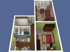 Pronájem bytu 2+1, Ostrava - Zábřeh, Patrice Lumumby, 52 m2