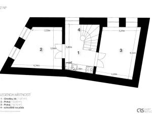 Prodej rodinného domu, Praha - Vršovice, Na stráni, 71 m2
