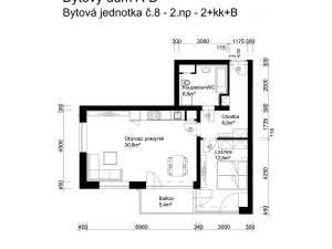 Prodej bytu 2+kk, Lanškroun, Vančurova, 59 m2