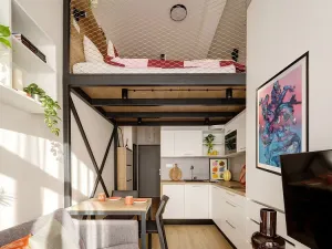 Pronájem bytu 1+kk, Praha - Hloubětín, Poděbradská, 28 m2