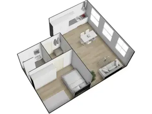 Pronájem bytu 2+kk, Rostěnice-Zvonovice, 52 m2