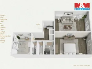 Prodej bytu 2+1, Karlovy Vary, K. Čapka, 55 m2