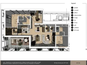 Prodej bytu 4+kk, Plzeň, U Borského parku, 149 m2