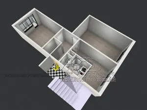 Pronájem atypického bytu, České Budějovice, Branišovská, 61 m2