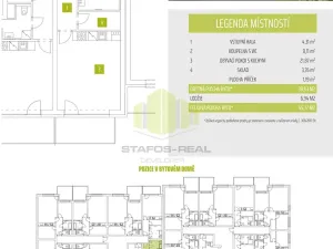 Pronájem bytu 1+kk, Olomouc, Janského, 38 m2