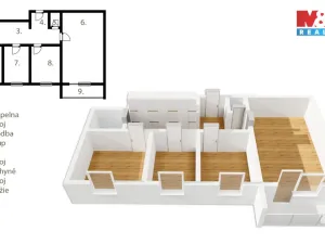 Prodej bytu 3+1, Hradec Králové - Nový Hradec Králové, Čajkovského, 80 m2