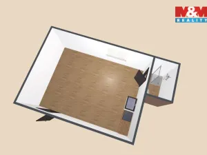 Pronájem bytu 1+kk, Týniště nad Orlicí, Mírové nám., 30 m2